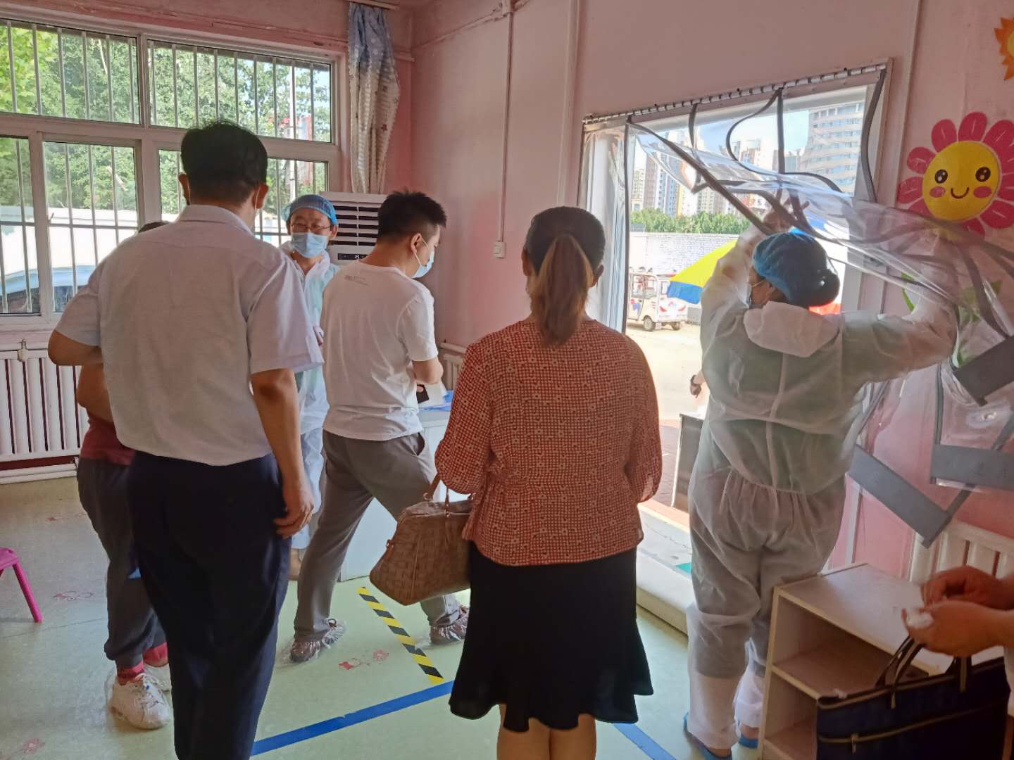 市残联防控检查小组验收防疫情况